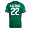 Mexico Hirving Lozano #22 Hjemmedrakt VM 2026 Kortermet